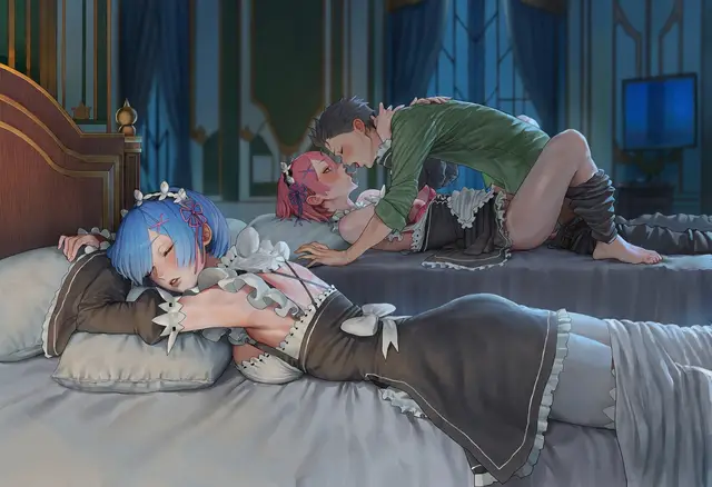 Ram, Rem, Subaru Natsuki — Re Zero Kara Hajimeru Isekai Seikatsu, planche 2