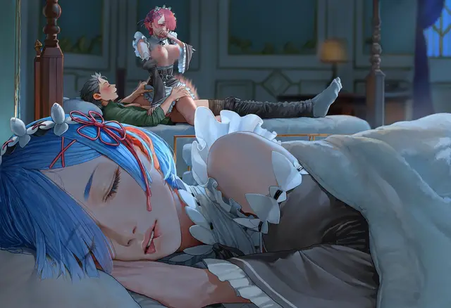 Ram, Rem, Subaru Natsuki — Re Zero Kara Hajimeru Isekai Seikatsu, planche 7
