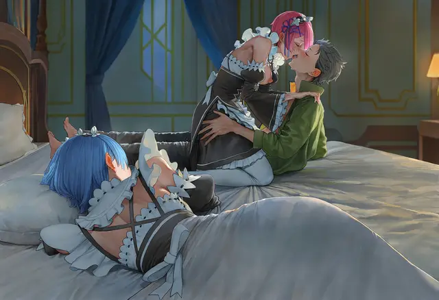 Ram, Rem, Subaru Natsuki — Re Zero Kara Hajimeru Isekai Seikatsu, planche 24